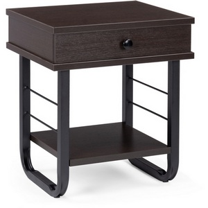 Изображение товара Прикроватная тумба Малгома черная / венге