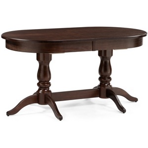 Изображение товара Деревянный стол вставка-бабочка Красидиано 150 орех темный (овальная столешница)