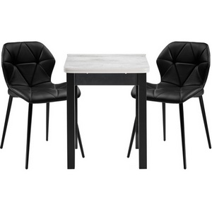 Изображение товара Обеденная группа Наирти черный / метрополитан грей