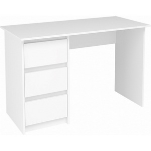 Изображение товара Компьютерный стол с ящиком Идена СТП06-1200 120х55х77 ЛДСП белое/ЛДСП белое (прямоугольная столешница)