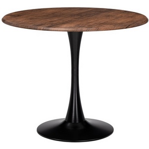 Изображение товара Стол деревянный Notta Тулип 90х73 орех кантри/черный 530837 (круглая столешница)