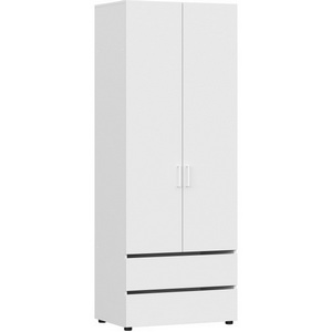 Изображение товара Шкаф двухстворчатый Валенсия белый текстурный