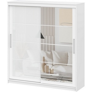 Изображение товара Шкаф-купе Лайн 2 белый текстурный