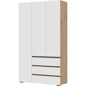 Изображение товара Шкаф Элла ШК 06 белый / дуб крафт золото арт.