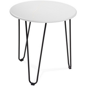 Изображение товара Журнальный столик Шани кварц бежевый (круглая столешница, 3 ножки)