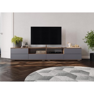 Изображение товара Тумба под телевизор Маллоу дуб вотан / графит софт арт.