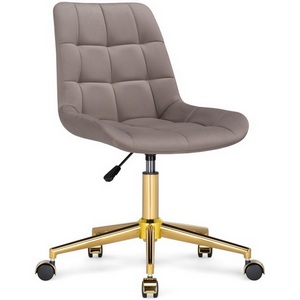 Изображение товара Компьютерное кресло для оператора Честер (Металл/Велюр, Золотой/Латте)