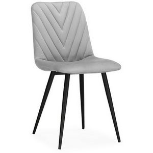 Изображение товара Стул Notta на металлокаркасе Ральф светло-серый / черный 568503