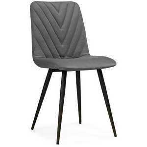Изображение товара Стул Notta на металлокаркасе Ральф темно-серый / черный 568505
