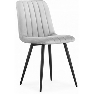 Изображение товара Стул на металлокаркасе Дани Мебрешения (Дани серый велюр velutto 52 / черный) Notta арт.572066