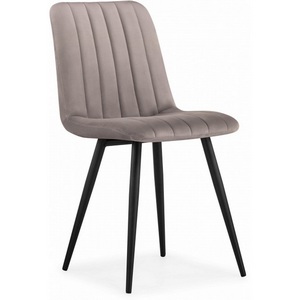 Изображение товара Стул на металлокаркасе Дани Мебрешения (Дани латте велюр velutto 08 / черный) Notta арт.572104