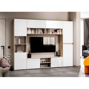 Изображение товара Модульная гостиная Алетра комплектация 2 (Алетра дуб крафт серый / глянец белый комплектация 2) арт.