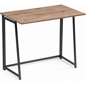 Изображение товара Компьютерный стол Бринг складной 90х55х74 дуб велингтон (прямоугольная столешница, П-образная опора)