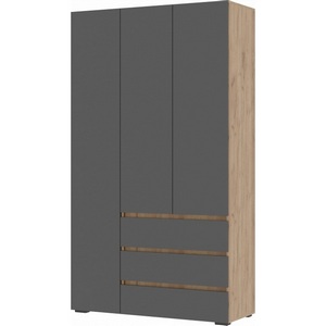 Изображение товара Шкаф Элла ШК 06 серый графит 0162 / дуб крафт золото арт.
