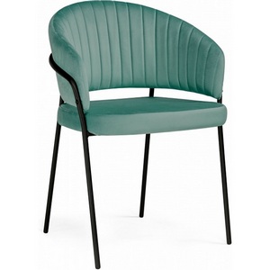 Изображение товара Стул на металлокаркасе Лео (Лео зеленый brandy light 10 / черный) арт.
