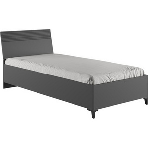 Изображение товара Кровать Ника 90х200 с основанием дсп эйхория QR-17 / графит арт.