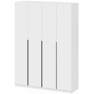 Изображение товара Шкаф Даиго четырехстворчатый белый текстурный арт.