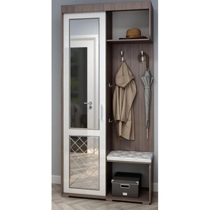 Изображение товара Готовая прихожая Даин (Даин шимо темный / белый) арт.