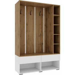 Изображение товара Готовая прихожая Роут (Роут белый / дуб вотан) арт.