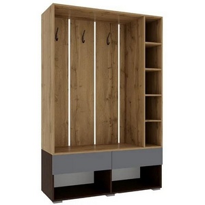 Изображение товара Готовая прихожая Роут (Роут венге / дуб вотан / графит софт) арт.