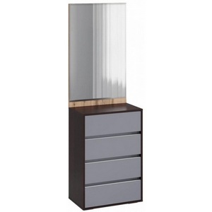 Изображение товара Готовая прихожая Роут с зеркалом (Роут с зеркалом венге / дуб вотан / графит софт) арт.