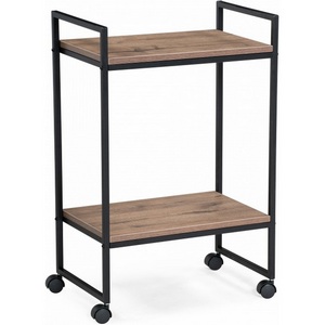 Изображение товара Журнальный стол с полкой сервировочный Ранд (Металл, ЛДСП) (прямоугольная столешница, 4 ножки)