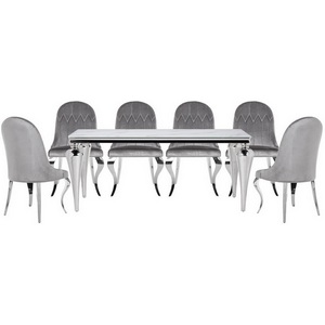 Изображение товара Обеденная группа Карли white / gray