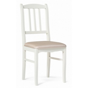 Изображение товара Обеденный стул Муриел (Массив дерева, Ткань/Белый) арт.