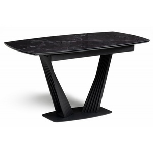 Изображение товара Кухонный стол Notta Вейл (Металл, Стекло/Черный) 612192