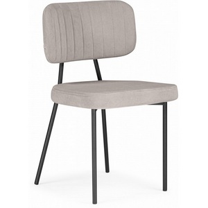 Изображение товара Обеденный стул Вакао (Металл,Ткань/Латте,Черный) арт.