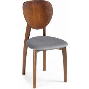 Изображение товара Стул деревянный Окава ткань tenerife stone / миланский орех арт.