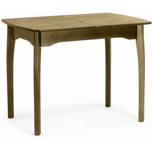 Изображение товара Стол вставка-бабочка деревянный Терзот прямоугольный 100(130)х70х76 дуб (прямоугольная столешница, 4 ножки)