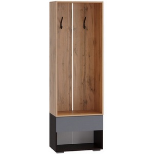 Изображение товара Прихожая Роут 0,6 м венге / дуб вотан / графит софт арт.