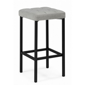 Изображение товара Барный стул Лофт (Металл, Велюр/Черный) арт.