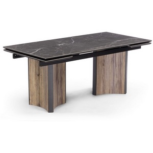 Изображение товара Кухонный стол Саливан 180x90 nero marquina / дуб бомонд лофт