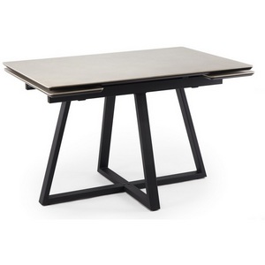 Изображение товара Кухонный стол Notta Памелла 120(180)х80 carmen light grey / черный