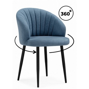 Изображение товара Стул на металлокаркасе Бэнбу крутящийся marseille 30 данс / черный