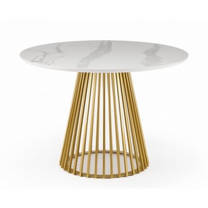 Изображение товара Кухонный стол Notta Нэнси 110 patagonoa bianco repose / золото