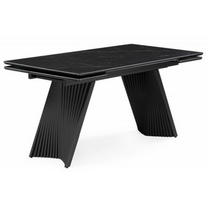 Изображение товара Кухонный стол Notta Вейв 140(200)х80 shakespeare black / черный