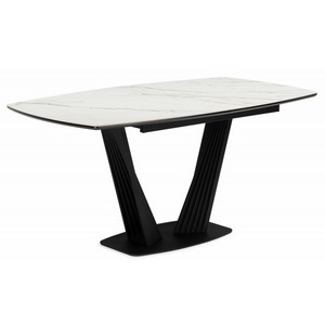 Изображение товара Керамический стол Вейл 160(205)х89 gilt white / черный 626060