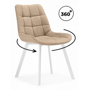 Изображение товара Стул на металлокаркасе Челси 360 бежевый (ZD 210) / белый 626082