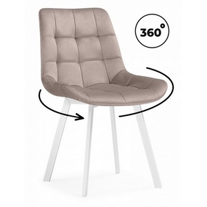 Изображение товара Стул на металлокаркасе Челси 360 латте (ZD 290) / белый 626086
