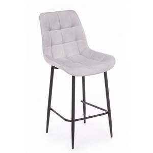 Изображение товара Барный стул Челси светло-серый (zd 960) / черный 632541