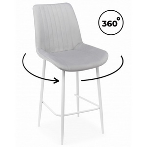 Изображение товара Барный стул Седа 360 светло-серый (zd 960) / белый np 632588