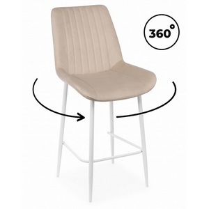 Изображение товара Барный стул Седа 360 бежевый (zd 210) / белый np 632601