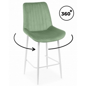 Изображение товара Барный стул Седа 360 фисташковый (zd 651) / белый np 632614