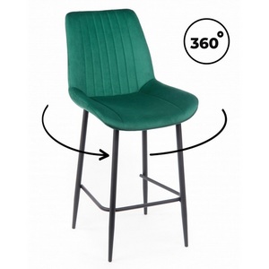Изображение товара Барный стул Седа 360 зеленый (zd 667) / черный np 632616