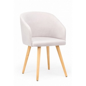 Изображение товара Стул деревянный Монер светло-серый (glory 36) / светлое дерево 632635