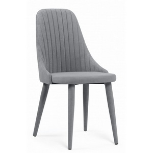 Изображение товара Стул на металлокаркасе Морос с чехлом микровелюр катания сильвер