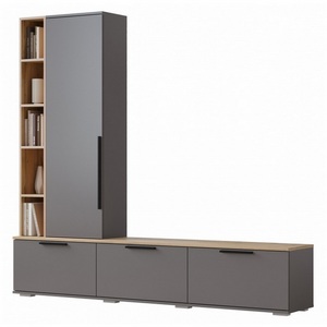 Изображение товара ТВ-тумба Филеста графит / дуб вотан